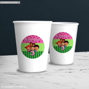 Party personalized sticker, watermelon