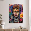 Canvas print Do you smoke, Frida, vertical