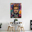 Canvas print Do you smoke, Frida, vertical