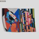Abstract woman head, κάδρο δίπτυχο