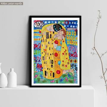 The graffiti kiss, poster