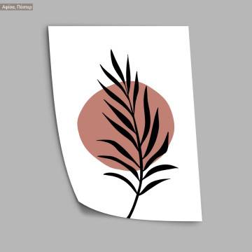 Leaves and shapes V, poster 2