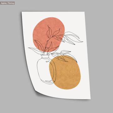 Leaves and shapes VI, poster 2