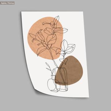 Leaves and shapes VII, poster 2