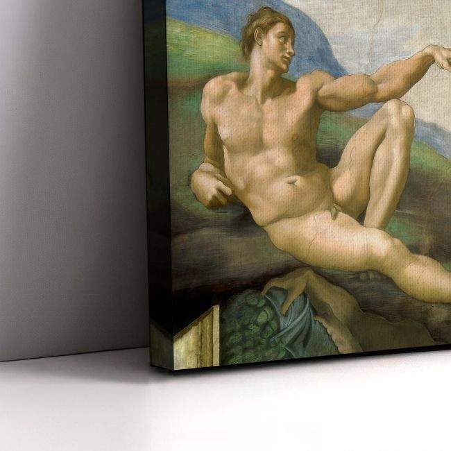 Canvas print The creation of Adam, Michelangelo