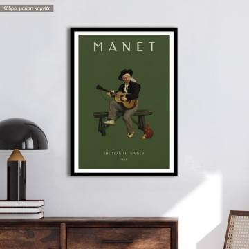 The Spanish singer, Manet, poster