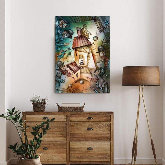 Canvas print The orchestra