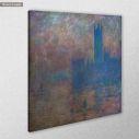 Canvas print Parliament in London, Monet C.