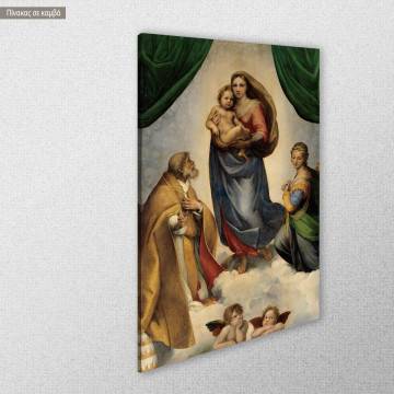 Canvas print The Sistine Madonna Raphael View 1 2