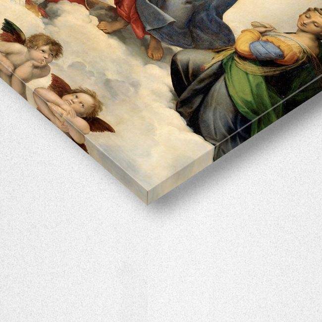 Πίνακας ζωγραφικής The Sistine Madonna, Raphael, λεπτομέρεια