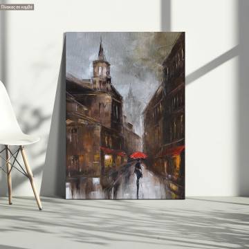 Canvas print Lonely walk