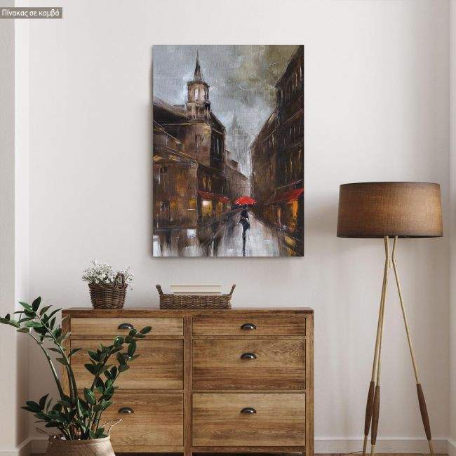 Canvas print Lonely walk