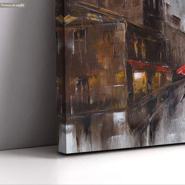 Canvas print Lonely walk