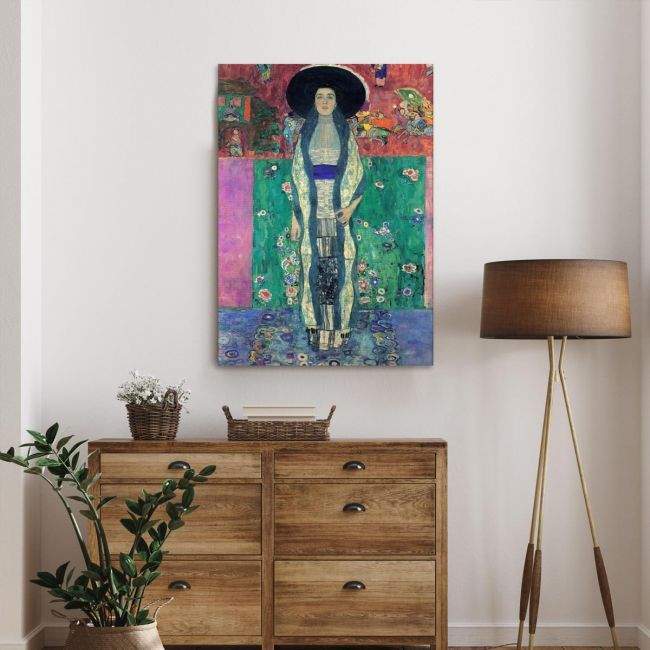 Canvas print Portrait of Adele Bloch-Bauer II, Klimt Gustav