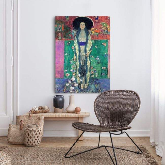 Canvas print Portrait of Adele Bloch-Bauer II, Klimt Gustav