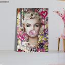 Πίνακας σε καμβά A grafitti Marilyn
