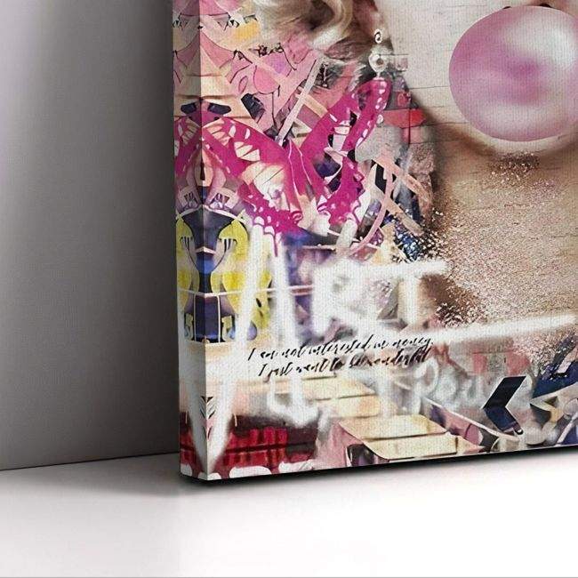 Canvas print A grafitti Marilyn