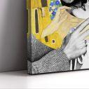 Canvas print A kiss in mixed media