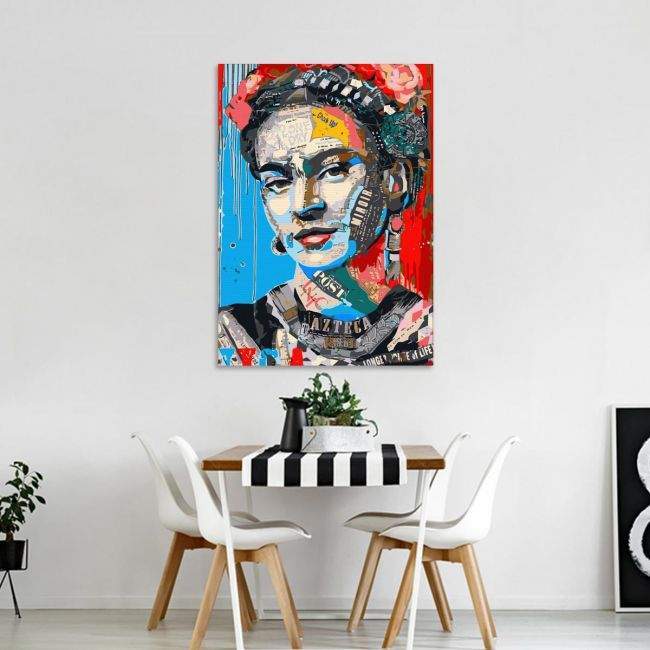 Canvas print Frida collage