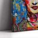 Canvas print Hello colorful Frida