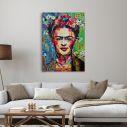 Πίνακας σε καμβά Hello colorful Frida