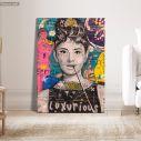 Πίνακας σε καμβά A luxurious graffiti Audrey
