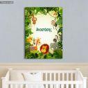 Kids canvas print Jungle time