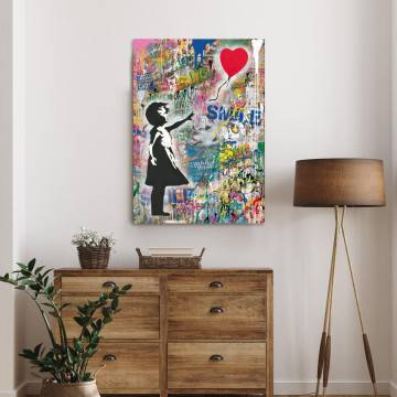 Canvas print Smile Framed canvas View 1 2