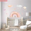Kids wall stickers Rainbow Watercolor