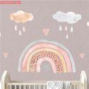 Kids wall stickers Rainbow Watercolor