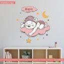 Kids wall stickers  Dreaming bear