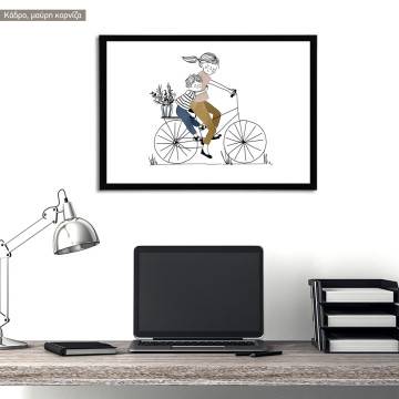 Poster Bike Ride Boy