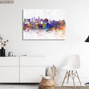 Canvas print Rhodes panorama Framed canvas View 1 2