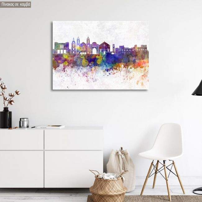 Canvas print Rhodes panorama