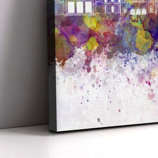 Canvas print Rhodes panorama