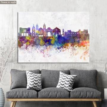 Canvas print Rhodes panorama