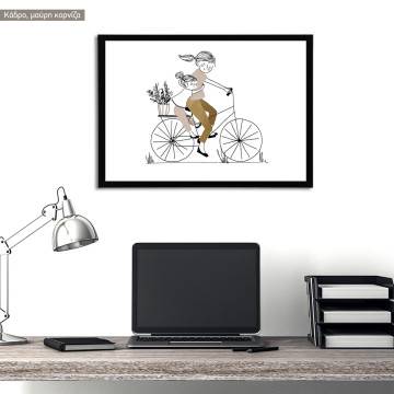 Poster Bike Ride Girl