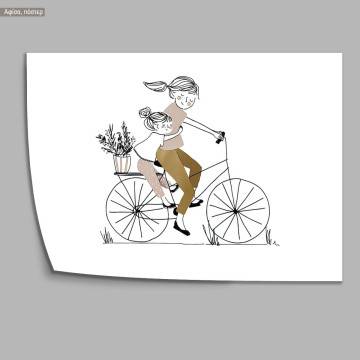 Poster Bike Ride Girl 2