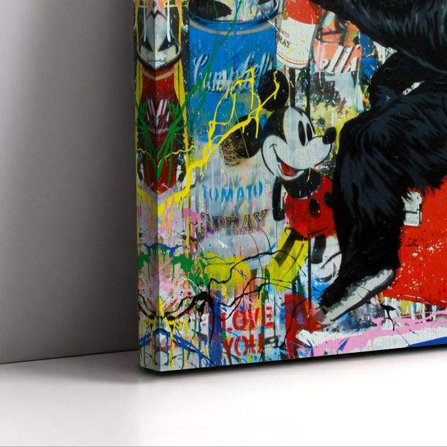 Canvas print Follow your dreams monkey