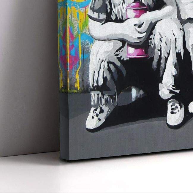 Canvas print Innocent kiss