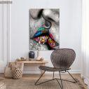 Canvas print Love and peace