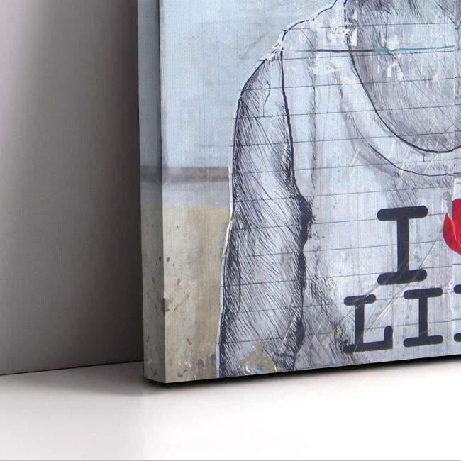 Canvas print Love for life