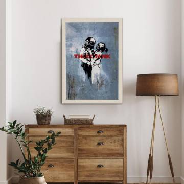 Canvas print Think tank Framed canvas View 1 2