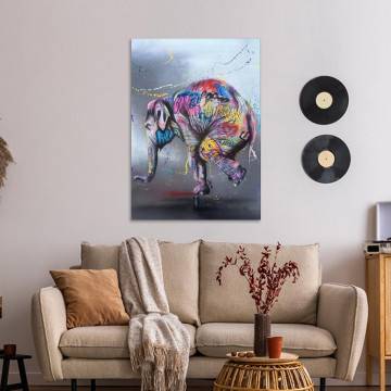 Canvas print Graffiti balance Framed canvas View 1 2