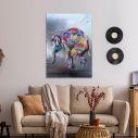 Canvas print Graffiti balance