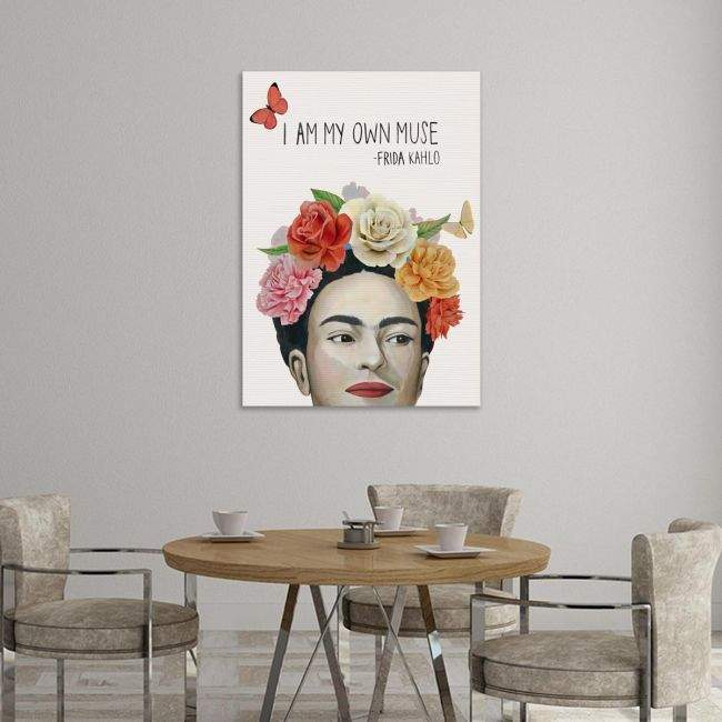 Canvas print I am my own muse, Frida