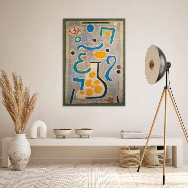 Πίνακας ζωγραφικής The vase, Klee P, κοντινό