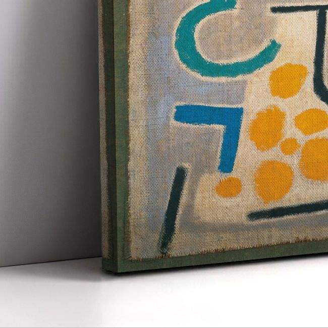 Πίνακας ζωγραφικής The vase, Klee P, λεπτομέρεια