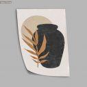 Sun, amphora and olive branch , poster