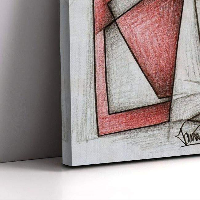 Canvas print A bottle and glass